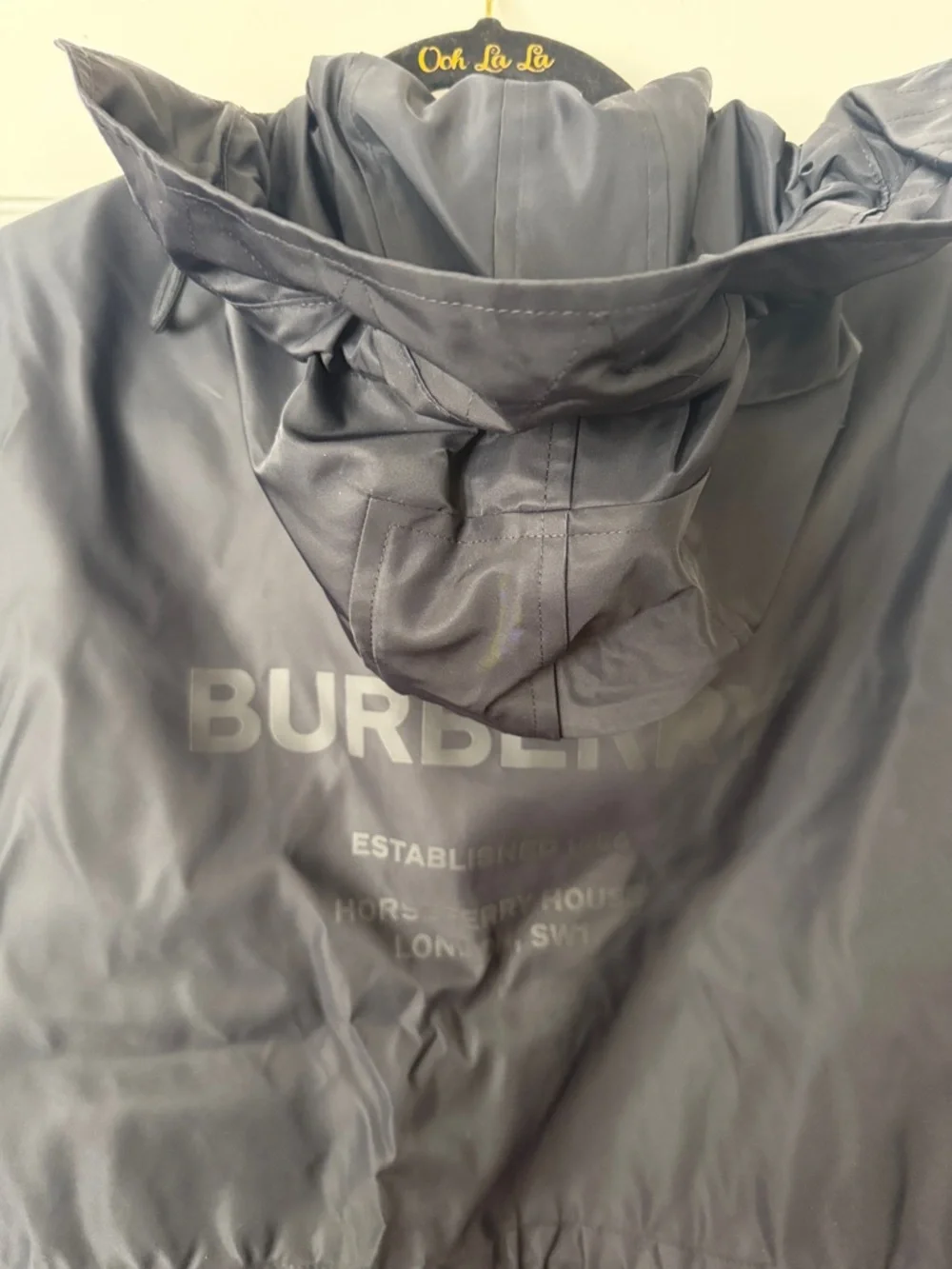 Burberry Black Hooded Trench Coat - Picture 7 of 13